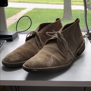 Bloomingdale’s Leather Suede Chukka Desert Boots